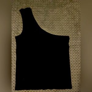 BOGO FREE* Suzette One-Shoulder Ribbed Crop Top (*Lowest priced item free)
